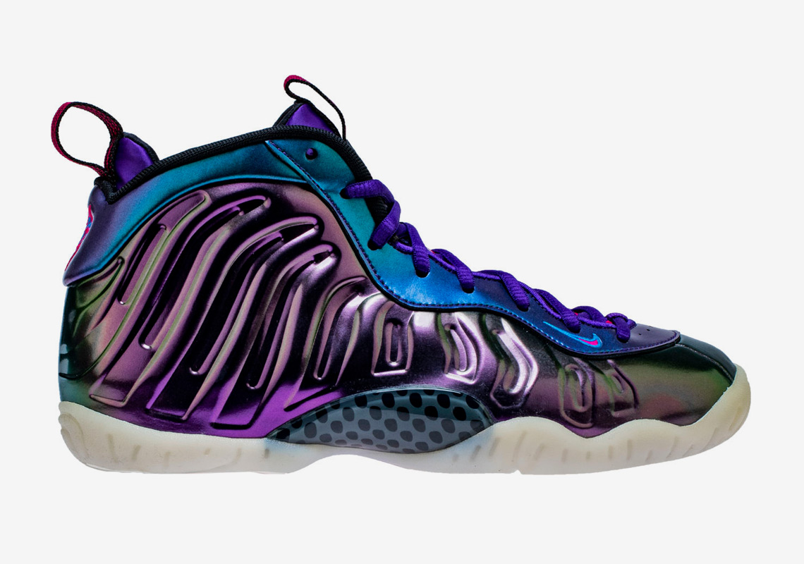 The Nike Little Posite One Is Releasing In Iridescent Purple