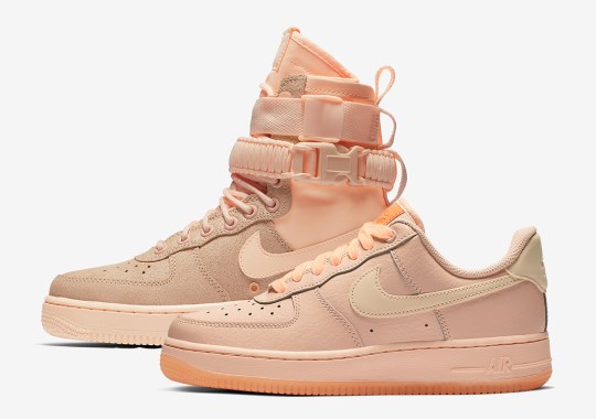 Nike Offers Up Two Air Force 1 Styles In Crimson Tint