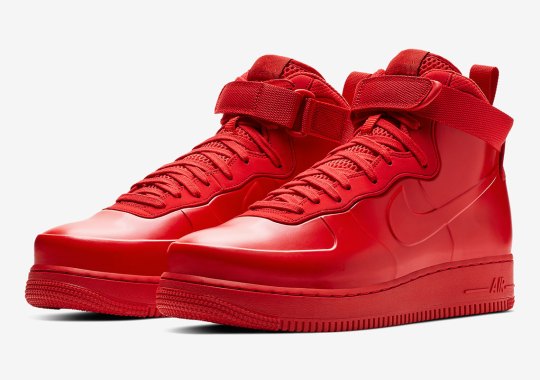 The Nike Air Force 1 Foamposite Goes Full Red