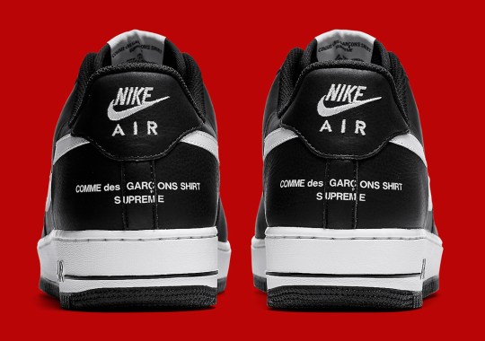Supreme, COMME des Garçons SHIRT, And Nike To Drop Air Force 1 “Split Swoosh” This Month