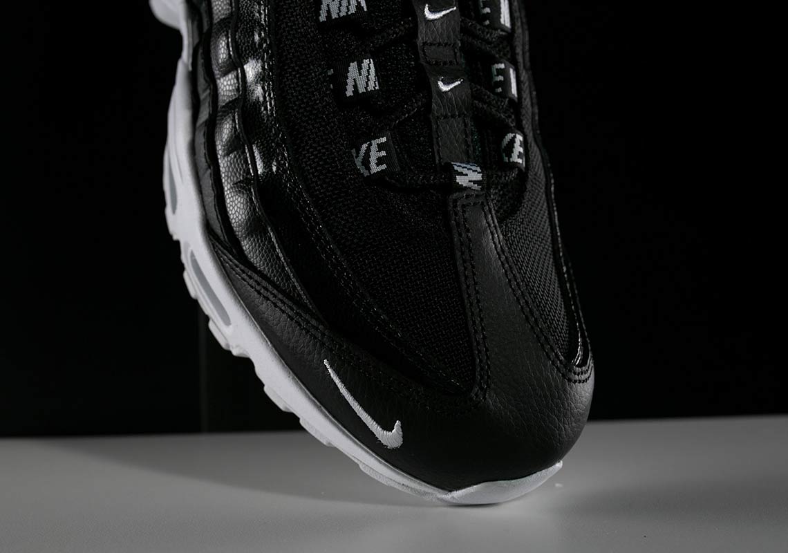 Nike Air Max 95 Black White Overbranding 3