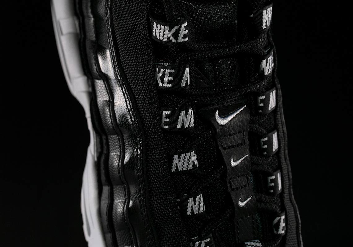 Nike Air Max 95 Black White Overbranding 5