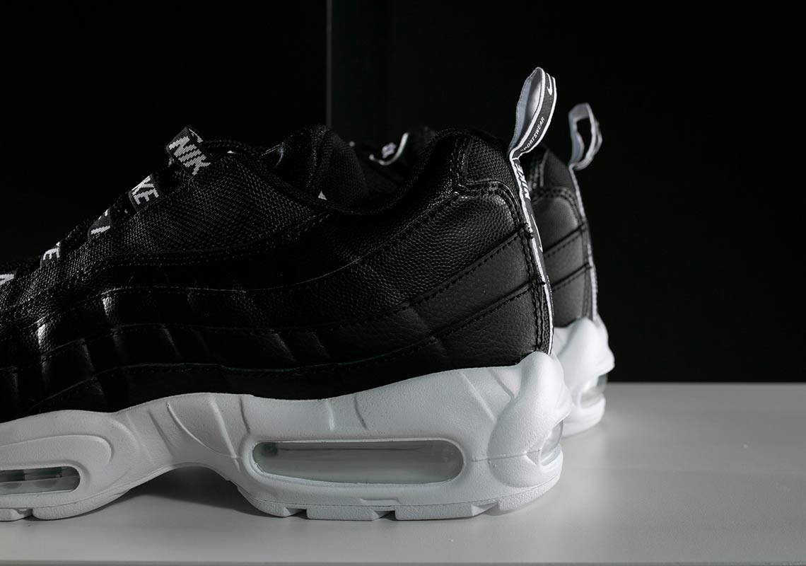Nike Air Max 95 Black White Overbranding 7