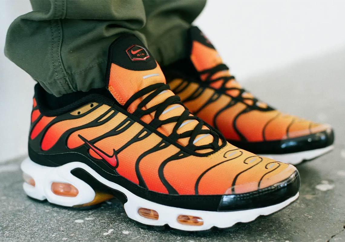 Bold Perversion To take care Nike Air Max Plus Sunset Release Date + Store Links | SneakerNews.com