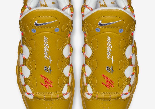 The Nike Air More Money “Meant To Fly” References A Vintage Women’s Basketball Ad
