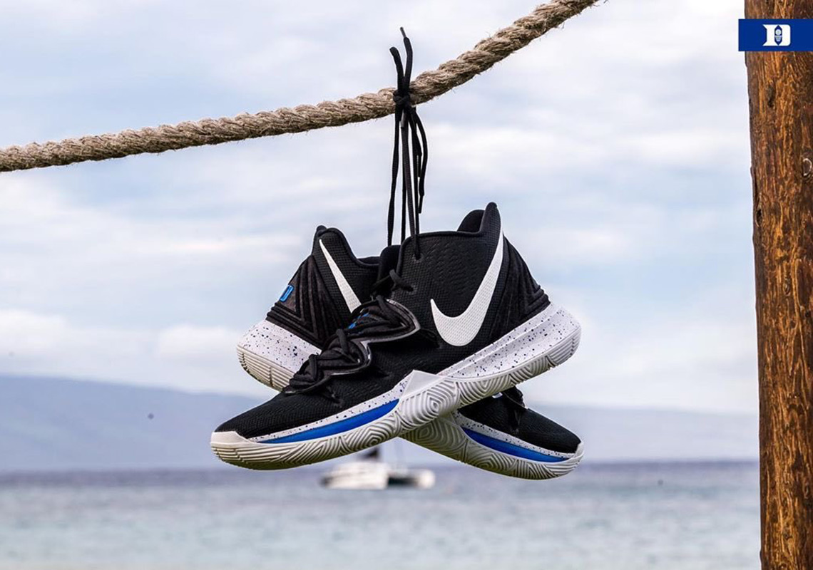 Nike Kyrie 5 Duke Blue PE | SneakerNew.com