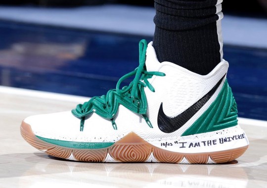 Kyrie Irving Debuts a New Nike Kyrie 5 “Celtics” PE