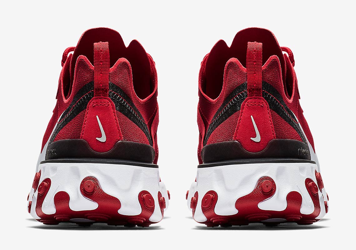 nike react element 55 team red