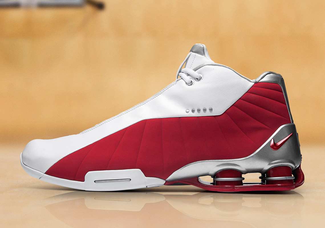 maroon nike shox