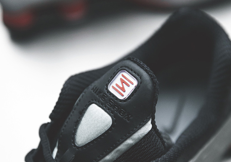 Nike Shox R4 Black Silver 5