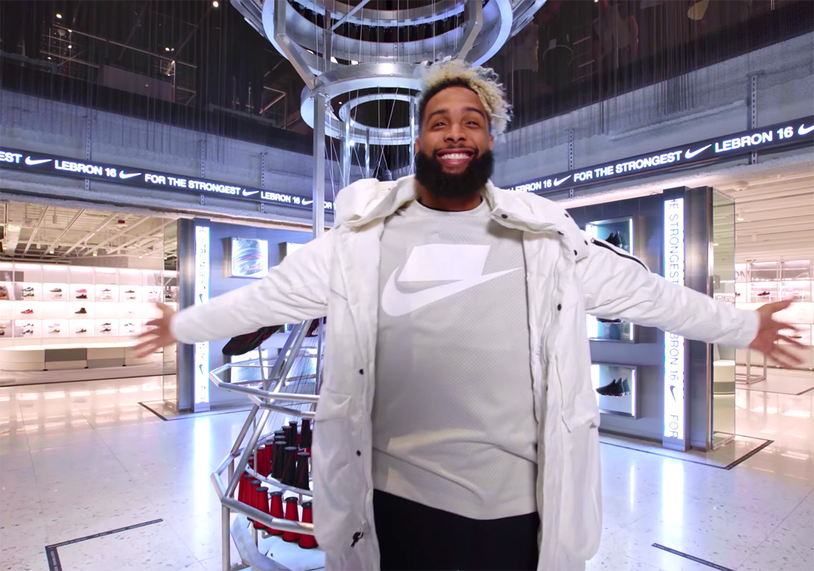 Here's What Odell Beckham Jr. Bought At The New Nike NYC Store