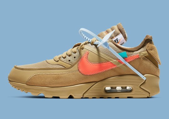 Closer Look At The Off-White x Nike Air Max 90 “Desert Ore”