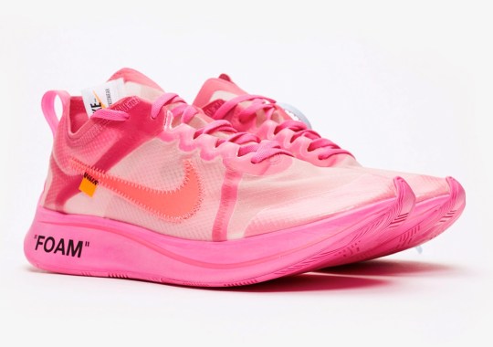 Where To Buy The Off-White x Nike Zoom Fly SP “Tulip Pink”