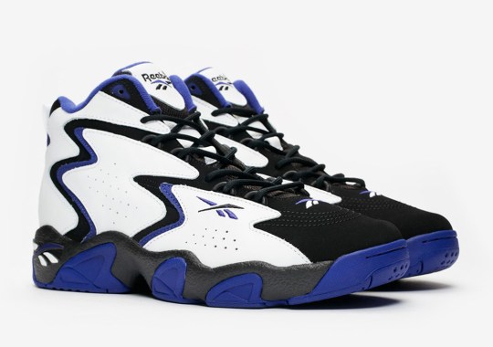 The Cdgry4 reebok Mobius Is Back From The 1990s In A Sporty Purple Color Scheme