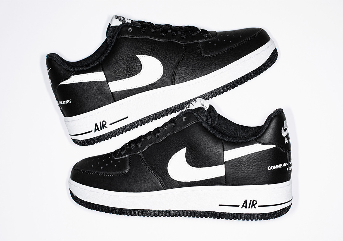 air force 1 low supreme x comme des garcons