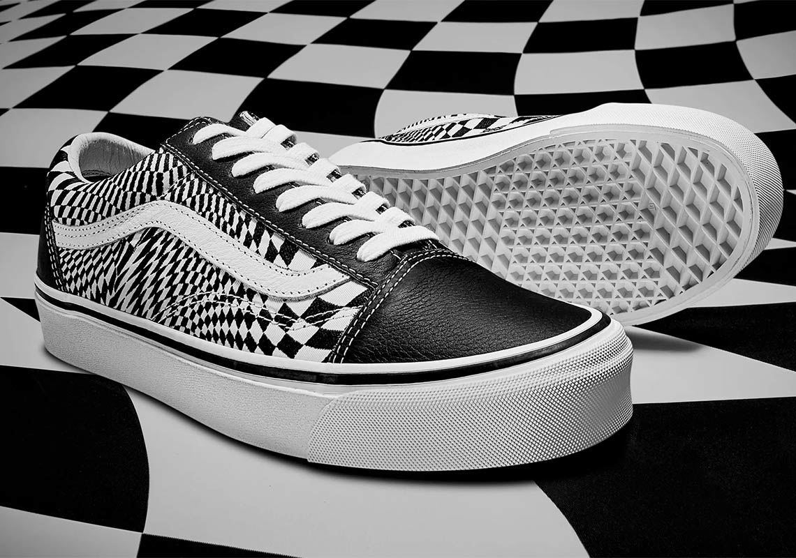 checkerboard illusion vans