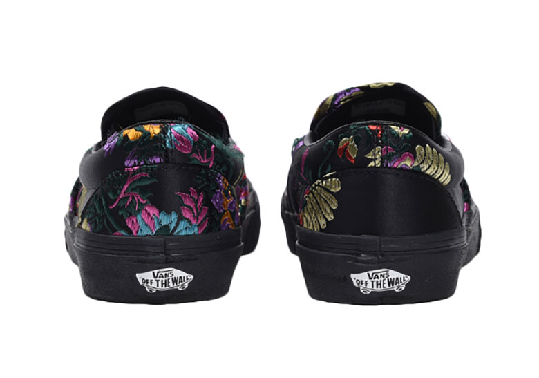 vans with embroidered flowers