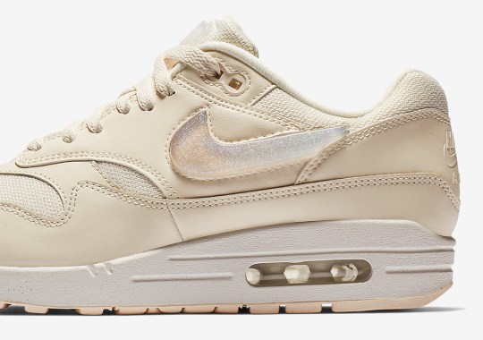 The Nike Air Max 1 Gets Oversized Jewel Swoosh Logos And Tongue Labels