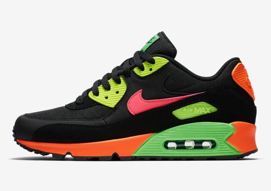 An Array Of Neon Colors Come To The Nike Air Max 90