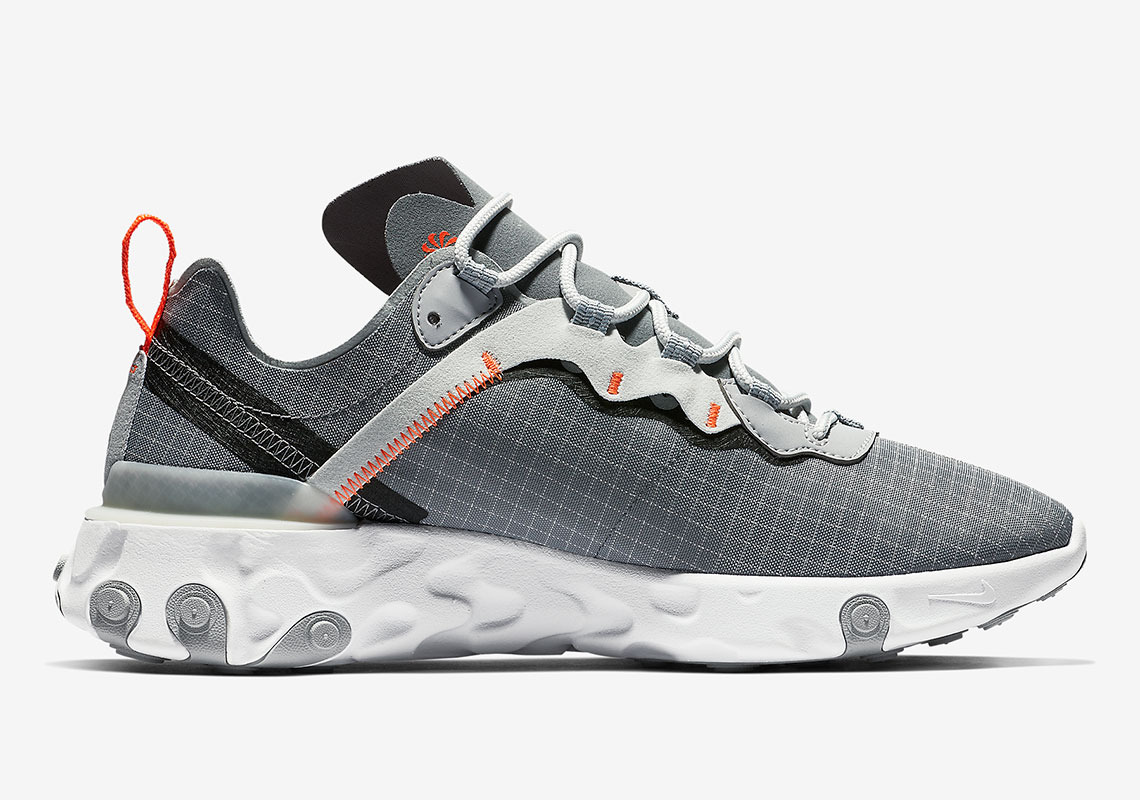 nike react element 55 grey grid