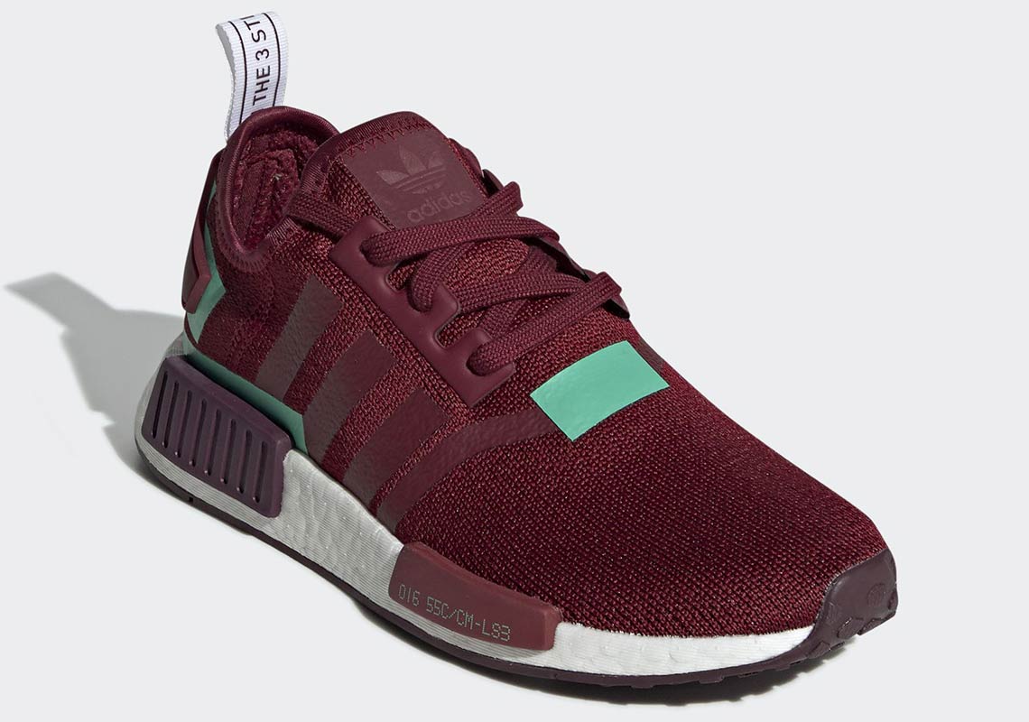 adidas NMD R1 WMNS Burgundy + Grey Release Date | SneakerNews.com