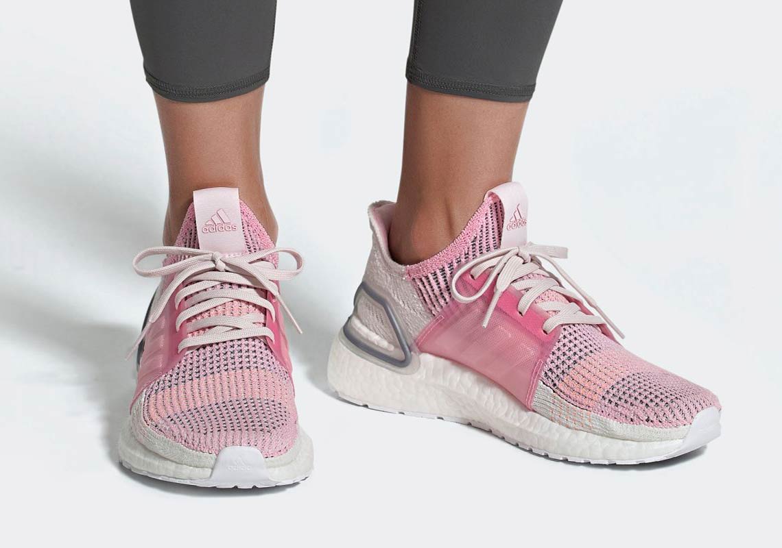 adidas ultra boost pink and white