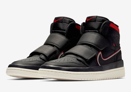 The Air jordan RETRO 1 High Double Strap Is Coming Soon In Black And Red