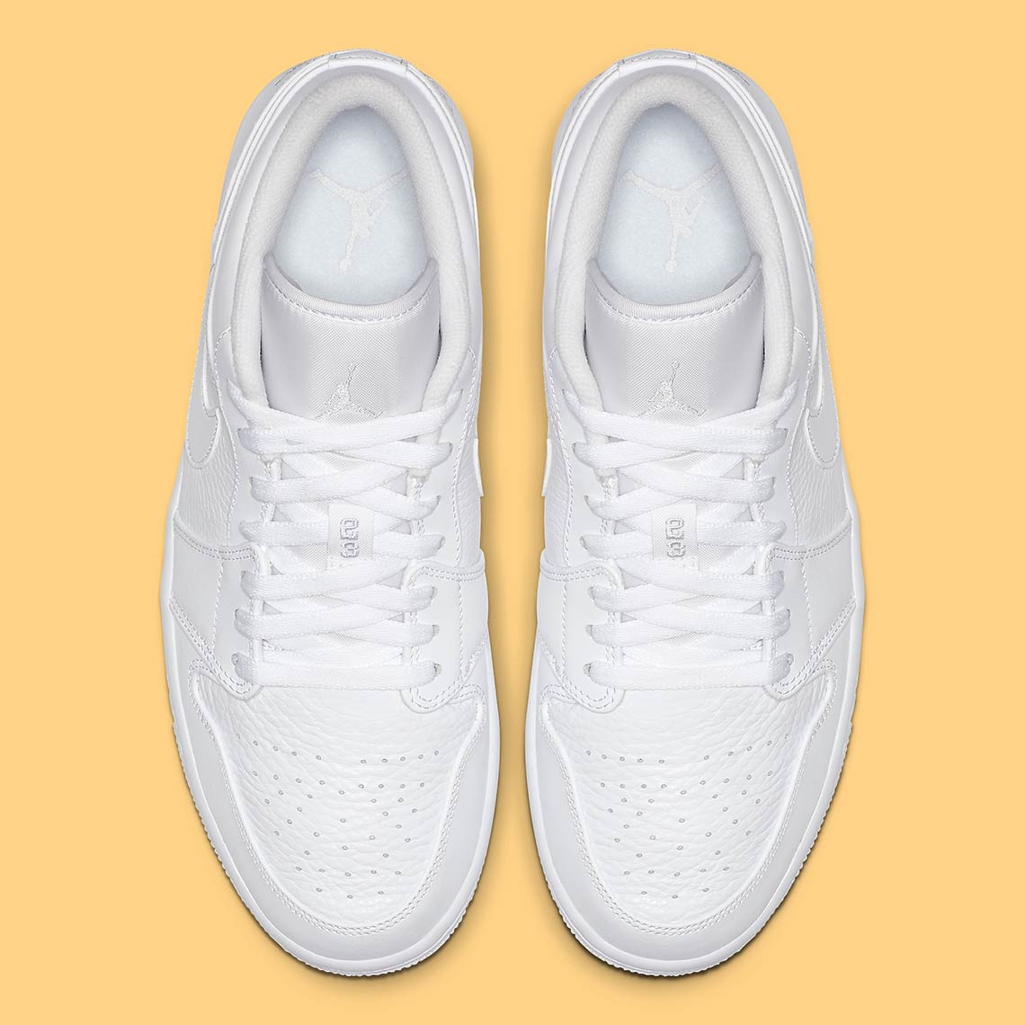 Jordan 1 Low All White 553558-111 Release Info | SneakerNews.com