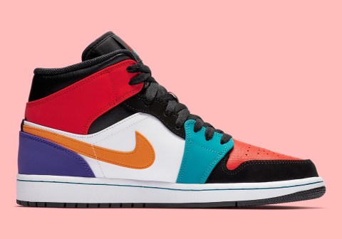 Air Jordan 1 Mid Multi-Color 554724-125 | SneakerNews.com