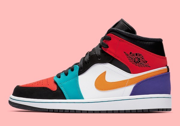 Air Jordan 1 Mid Multi-Color 554724-125 | SneakerNews.com