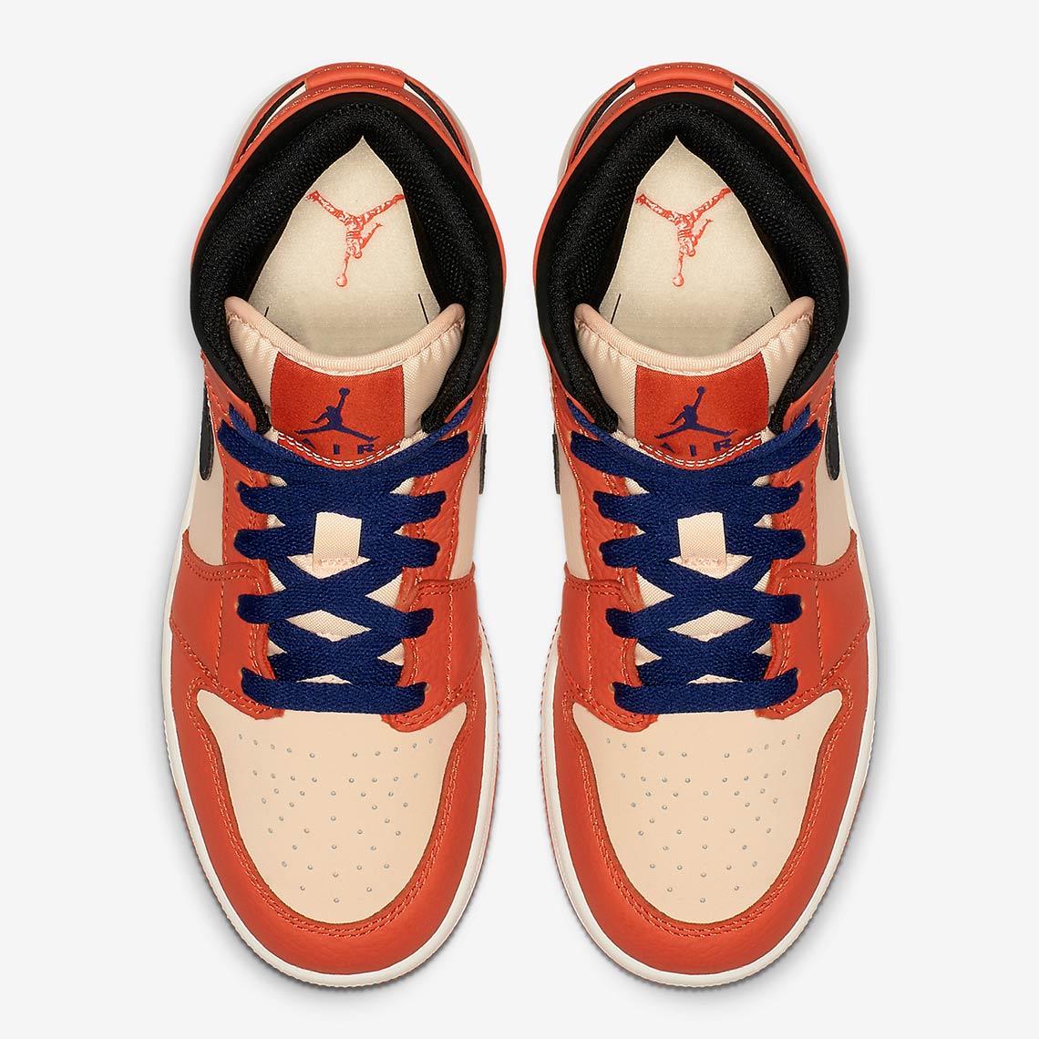 Jordan 1 Mid Girls Orange BQ6931-800 Release Date | SneakerNews.com