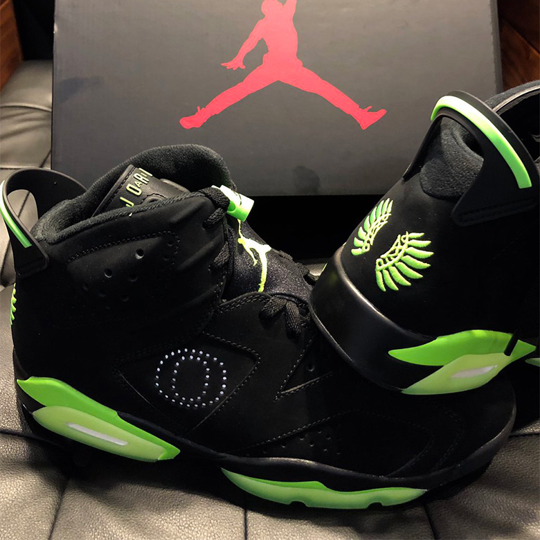 black and green 6s
