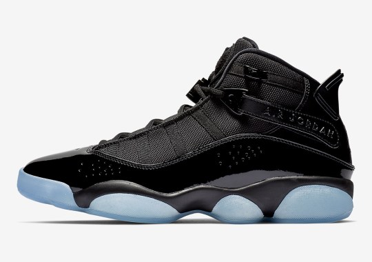 The Jordan 6 Rings Appears In A Crisp Black And Ice