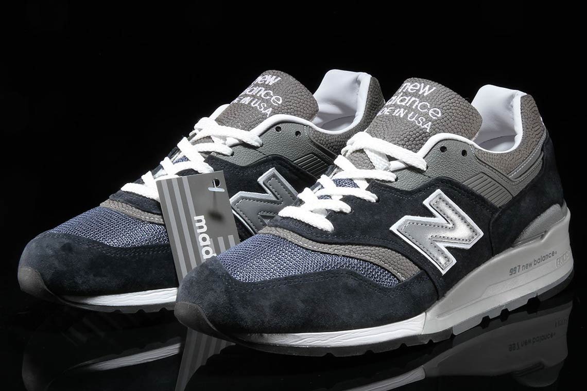 New Balance 997 Navy + Grey M997NV Buying Guide | SneakerNews.com