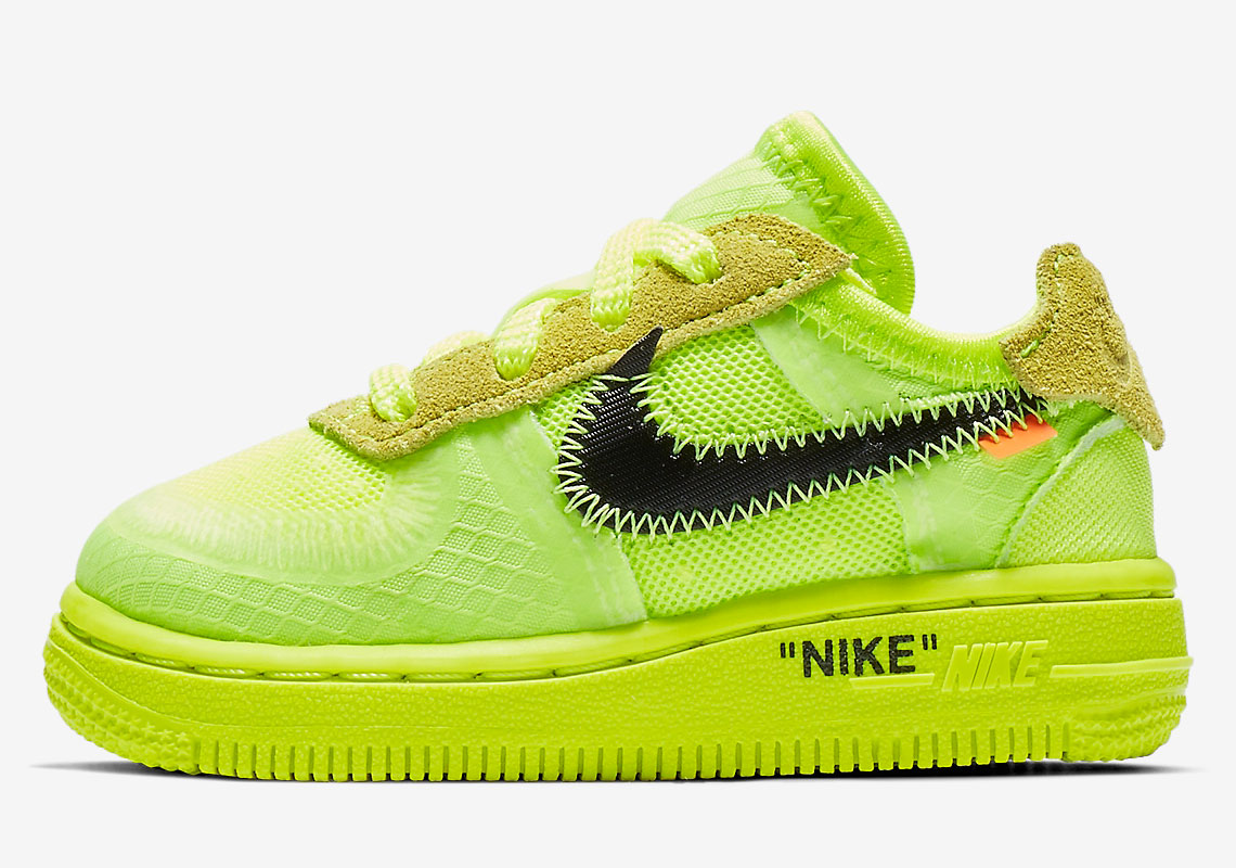 Off White Nike Air Force 1 Kids Store List | SneakerNews.com