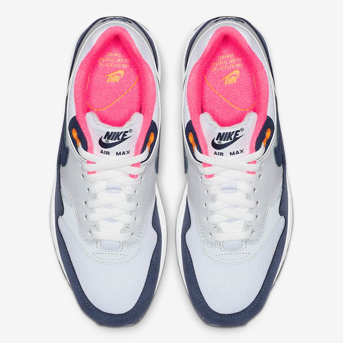 womens air max 1 midnight navy pink