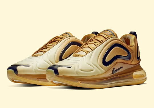 The Nike Air Max 720 Goes Full Gold