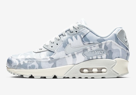 The Nike Air Max 90 Appears In A Winter Camo Colorway
