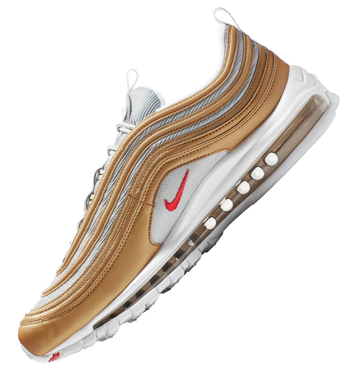 nike air max gold and red