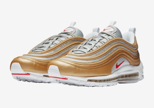 The Nike Air Max 97 Appears In Yet Another Gold And Red Colorway
