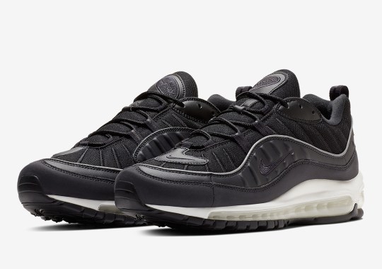 The Year Of The Air Max 98 Winds Down With Another Clean Black And White Colorway