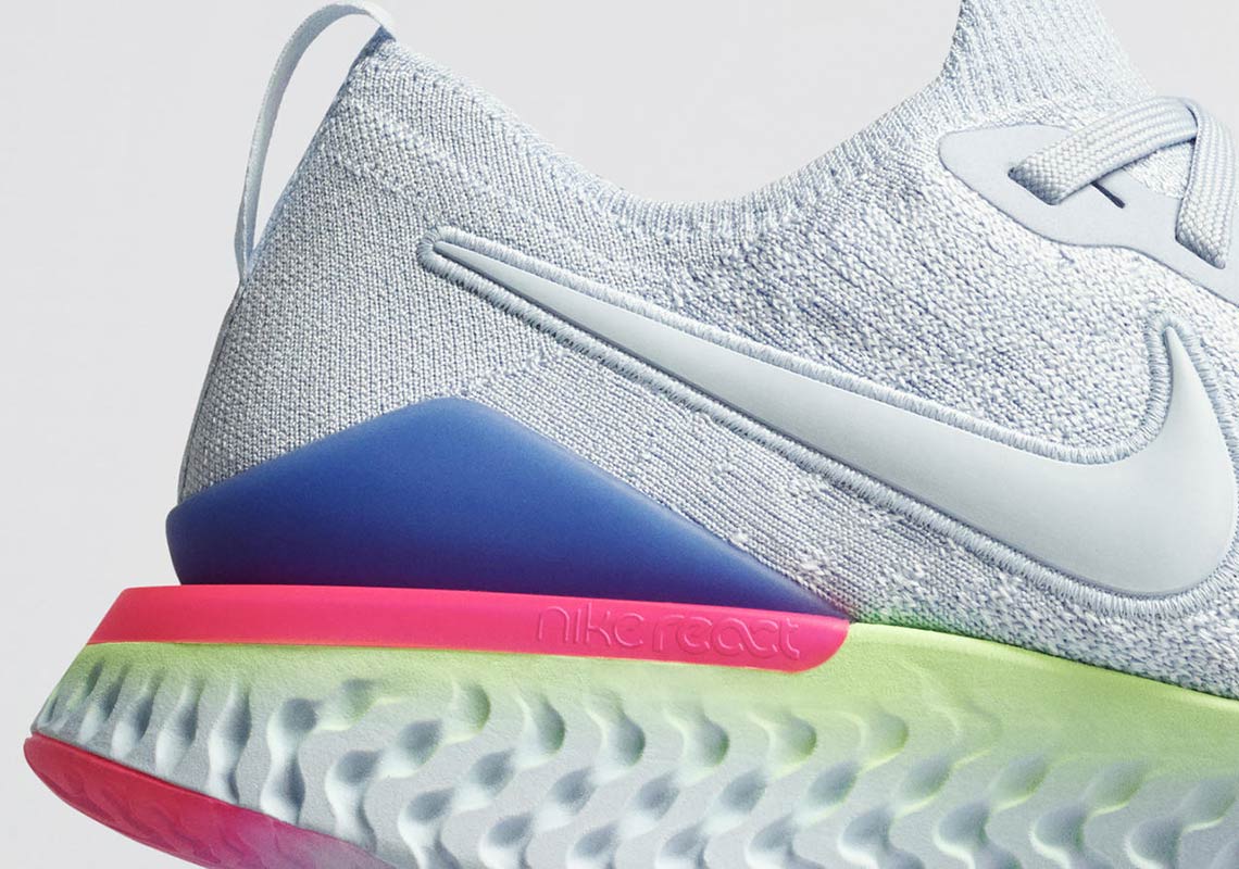 nike epic react flyknit 2 running shoes - sp19