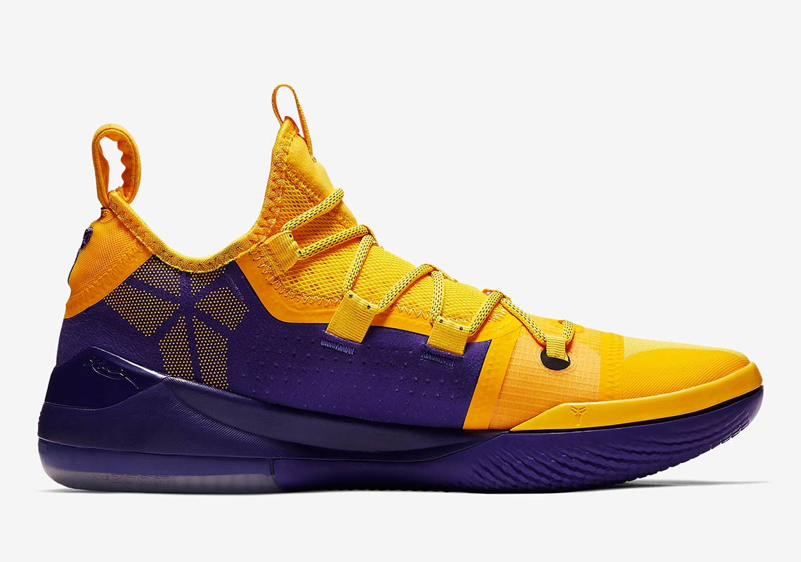 kobe shoes purple and gold