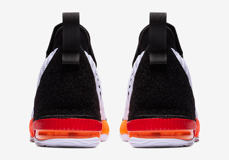 Nike Lebron 16 Gs White Red Orange February 2019 6