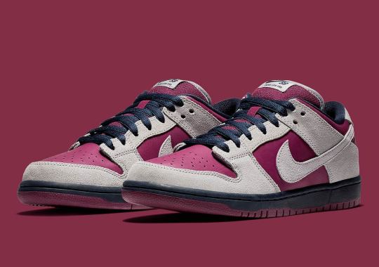 The Nike SB Dunk Low Arrives In True Berry And Atmosphere Grey
