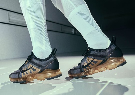 The Nike Vapormax 2019 “Metallic Gold” Pack Is Coming In January