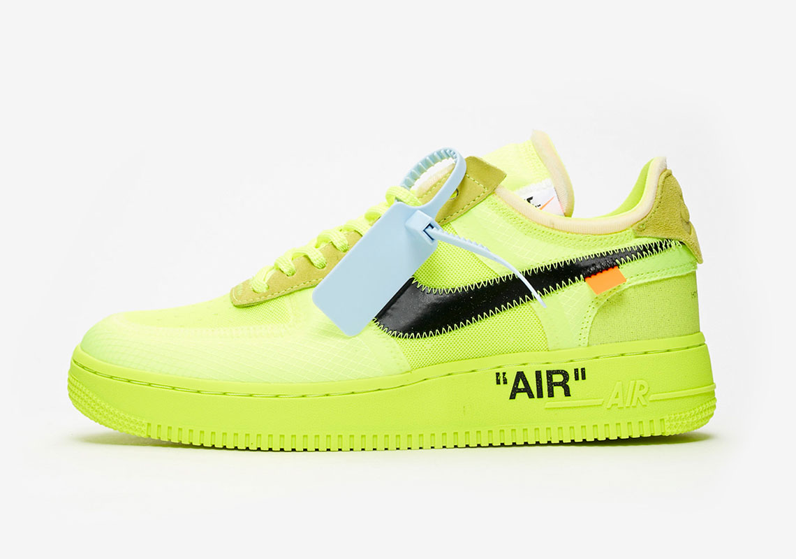 Off-White Nike Air Force 1 Volt Store 