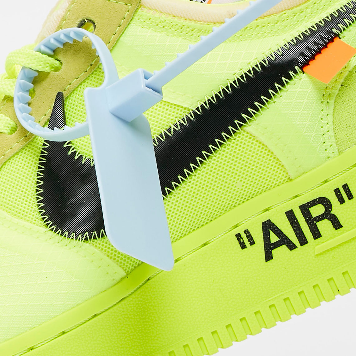 Off White Nike Air Force 1 Volt Ao4606 700 6