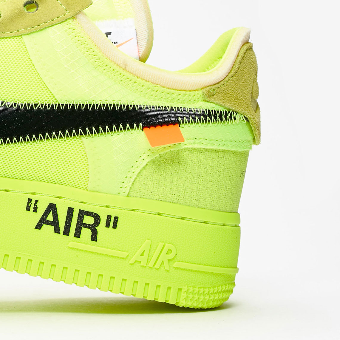 Off White Nike Air Force 1 Volt Ao4606 700 7