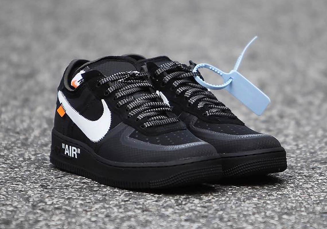 Off White Nike Air Force 1 Low Black + Volt Info | SneakerNews.com